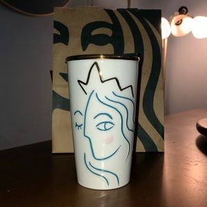 Starbucks 2017 Siren Double Wall Ceramic Mug